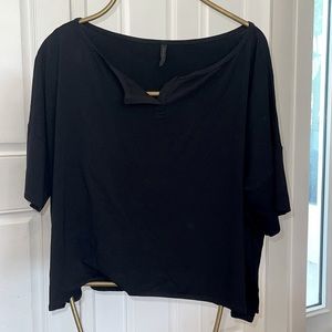 KEDEMSASSON drop shoulder top